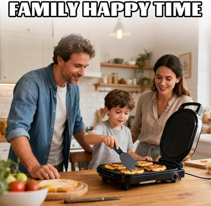 Grill Scraper Heat-Resistant Nylon with Camo Black Lanyard, Compatible with George Foreman 1925B01B & Most Grooved Indoor Grills for Easy Cleaning & Comfortable Grip