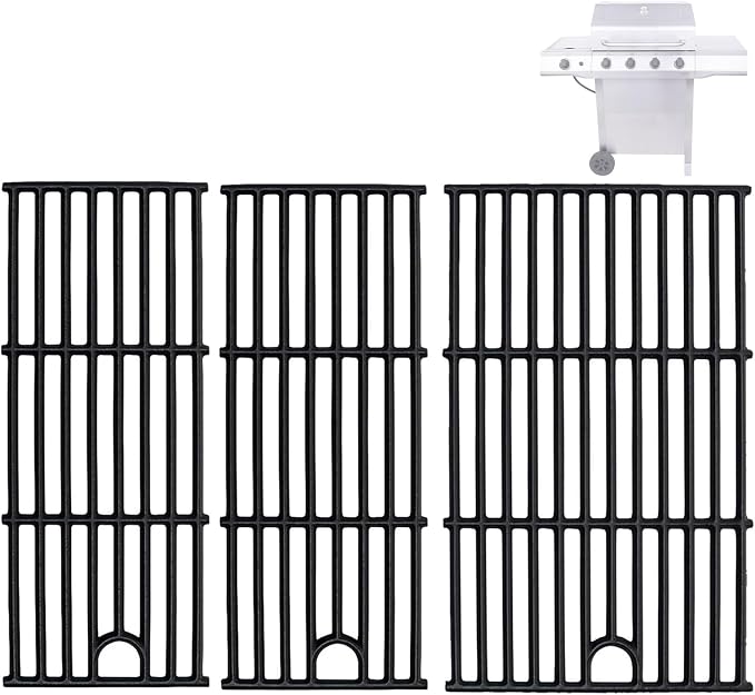BQMAX 17 Inch Grill Grate for Charbroil Performance 4 Burner Grill 463354021 463365522 463352521 463366022 463351221 G426-0005-W1, Cooking Grate for Charbroil Grill Replacement Parts 4 Burner