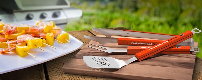 YouTheFan NHL 3PC Spirit Series BBQ Grill Set