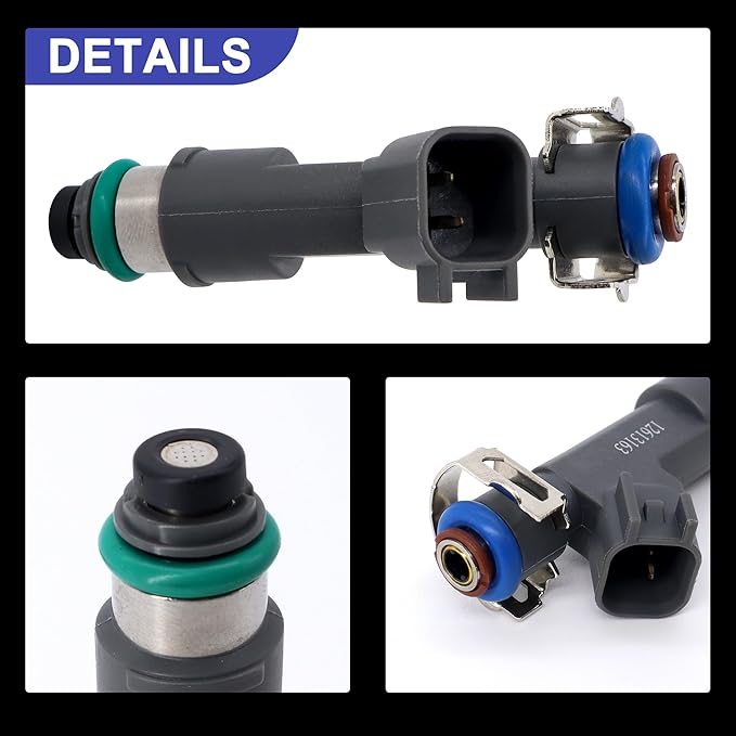 HiSport Fuel Injectors 12613163 4PCS Compatible with Pontiac 2010 G6, Replacement for Chevrolet HHR 2009-2011, Malibu 2010-2012 2.4L L4 Replaces FJ1064 4G2251 800-2100N 67671 832-11216