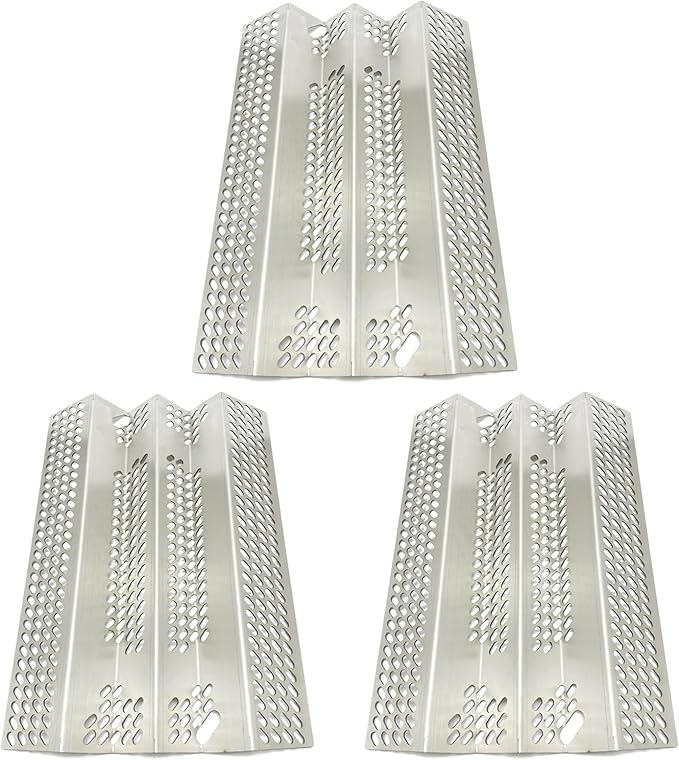 S461 Stainless Steel Heat Plate Replacement Parts for AOG, American Outdoor 24NB 24NG 24NP 24PC 36PC DCP480CSP Gas Grill（16GA -3pack 15-7/16" x 10 5/8"