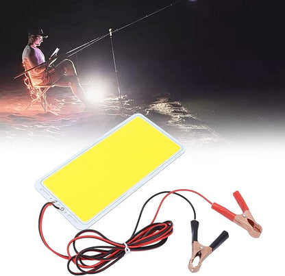 COB LED Panel Light, 70W 7000LM Bright 12V Light Source for Camping Tent Warm White Aluminum Board 220x112mm 1 Pack