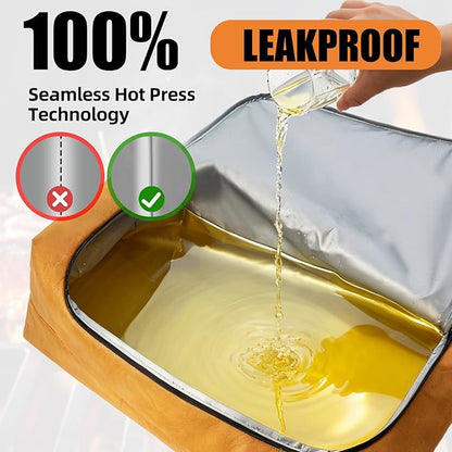 270° Opening BBQ Blanket for Resting Meat, Insulated Leak-Proof Meat Resting Bag for Brisket Turkey Pork, Smoker Accessories for Party Camping Kitchen, Anniversary Birthday Gift for Men Dad Husband