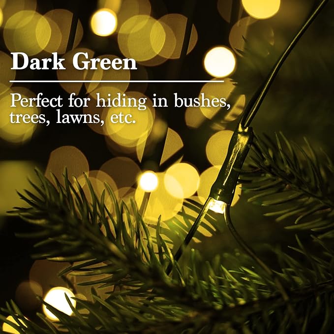 JMEXSUSS 360 LED Christmas Net Lights, Warm White, 12ft x 5ft | Outdoor Waterproof, Connectable, Plug in, Mesh Lights with Remote for Bushes Shrubs Christmas Decorations