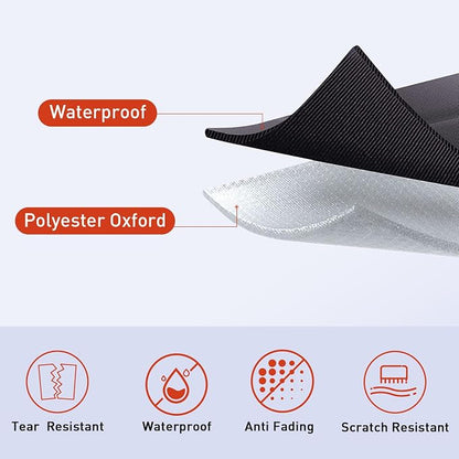 SquarePie Round Outdoor Talecloth with Umbrella Hole and Zipper 60 Inch,Water Resistant SpillProof Patio Table Cloth Cover for Spring Summer Camping Garden Poolside Picnic,Palm Leaf Orange Flower