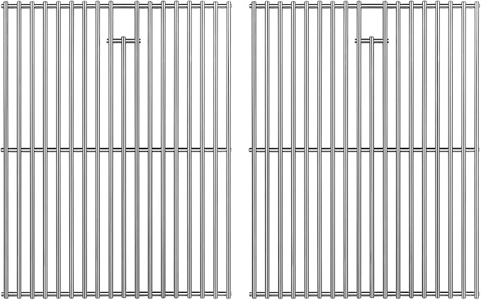 17 inch Grill Grates for Home Depot Nexgrill 720-0830H, 720-0830D Gas Grill Model, 17 x 13 Stainless Steel Cooking Grids Replacement Repair Parts