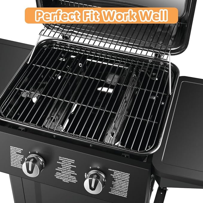 Replacement Parts for Dyna-Glo DGC310CNP-D DGC310RNP-D DGC310BNP-D 3-Burner Open Cart Propane Gas Grills, Grill Grates for Backyard Grill BY14-101-001-03 WM16-PAFGG023-2J BY16-101-003-04