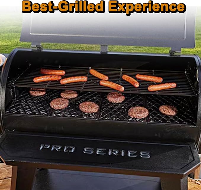 PB1150PS2 Grill Grates Replacement Parts for Pit Boss Pro Series 1150 PB 1150PS2 1150 PS2 Pro Series V2 1150 PB1150PS3 Pro Series V3 1150 PB 1150PS3 Navigator 1150 PG1150G Cast Iron Cooking Grates