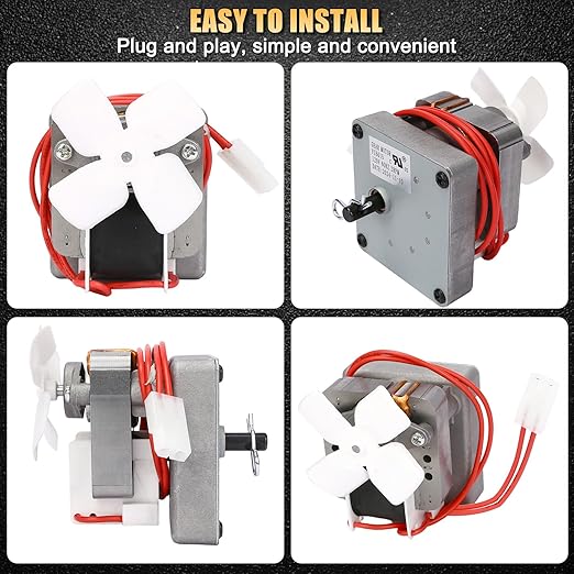 Upgraded 2.0 RPM Auger Motor Replacement Parts for Traeger, Pit Boss Wood Pellet Grills & Camp Chef Smokers, Oklahoma Joe's & Cuisinart WoodCreek Pellet Grill, Barbecue Auger Motor, 120V 60Hz 2 Pole