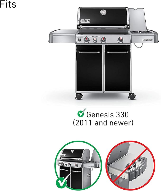 Uniflasy 1836-13 7629 Grill Igniter Kit for Weber Genesis 330 Gas Grills with Front Control (2011 - Newer), Igniter Kit for Genesis E330, S330, EP330, CEP330, Replacement for Weber Parts 65946