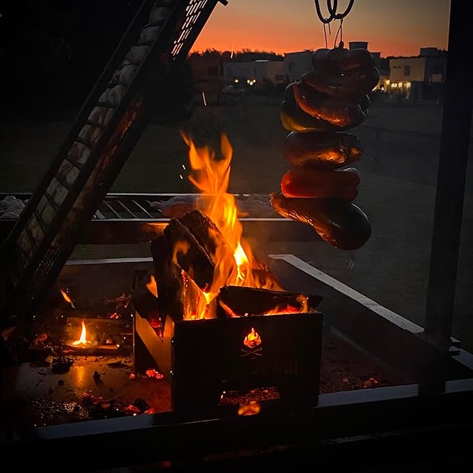 Argentine Iron Grill asado brasero parrilla. Premium Brasero. Removable Brazier. (Only Brazier)