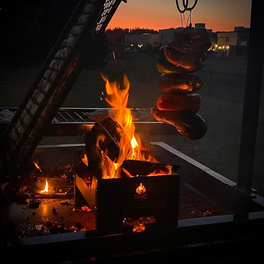 Argentine Iron Grill asado brasero parrilla. Premium Brasero. Removable Brazier. (Only Brazier)
