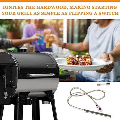Replacement Parts Hot Igniter Kit, Compatible with Pit boss Pellet Grill and Camp Pellet Grill, igniter Comes with one Fuses