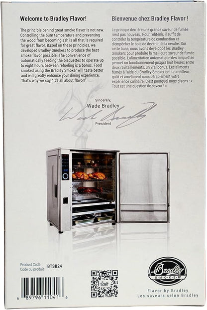 Bradley Smoker BTSG24 Sage & Maple Flavor Banquettes (24 Pack), Brown
