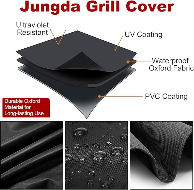 Grill Cover for Royal Gourmet GB8001B GB8003 8-Burner Gas Grill,Outdoor Griddle Cover
