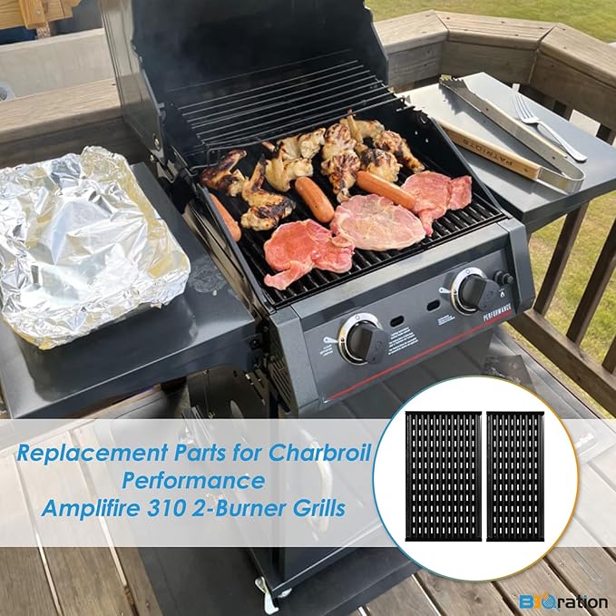 17" Grill Grate for Charbroil Performance Amplifire 2 Burner 463655621 463655021 463655421, G327-1100-W1 G327-1000-W1 T180 & T120 Grill Emitter Grate for Charbroil Grill Replacement Parts