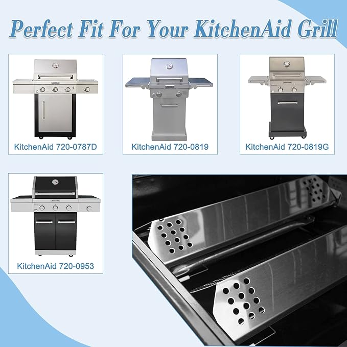 Replacement Grill Parts for Kitchen/Aid 720-0819 720-0819G 720-0787D 720-0953 720-0953A 730-0953 730-0787D 720-0787 Gas Grill Models, 2-Pack