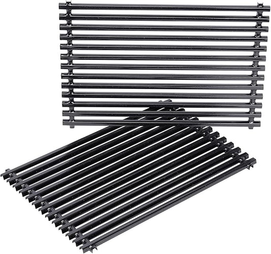 Uniflasy 7525 Grill Grates for Weber Spirit 300 Series E310 E320 (2007–2012) S310 S320 SP330 Genesis Silver Gold Platinum B C 17.4" Cooking Grates Replacement for Weber Parts 7638 76397526 7527 65906