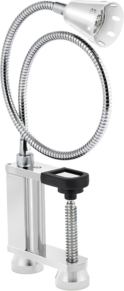 BBQ Grill Lights Magnetic Base Super-Bright LED Lights-360 Degree Flexible Gooseneck, Weather Resistant, Task Lighting Barbecue Grilling Gifts for Men Dad Husband (Silver, 1 Pack)