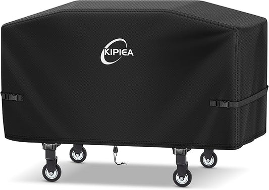 Kipiea Griddle Cover for Blackstone 36" Griddle, Heavy Duty Tear & Fade Resistant and Waterproof Flat Top Grill Cover for Blackstone 1528 with Buckles and Drawstrings