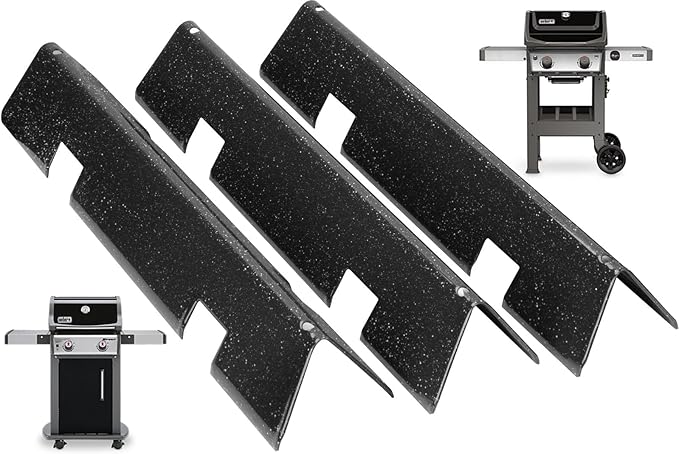 7635 Flavorizer Bars for Weber GS4 Spirit 2 Parts Replacement for Weber Spirit II/I E210 S210 E215 E220 S220 Grill Weber GS4 Grill Parts 67045 69796 3400301, Webber Parts 15.3" Bars,Porcelain-enameled