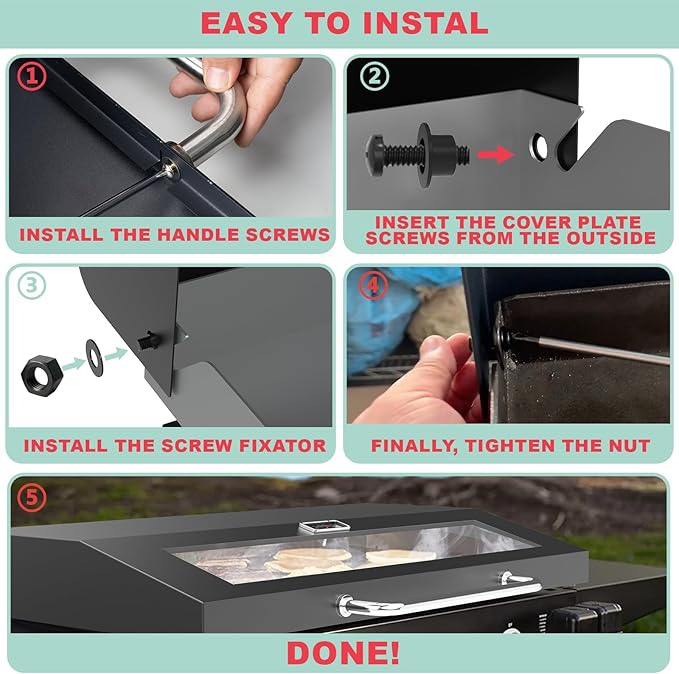 5856 Griddle Lid for Blackstone Omnivore 36" Griddle Cover 1554 2310, Upgrade Glass Griddle Cover 36 inch with Hood for Blackstone Omnivore 2212 2309 2322 Flat Top Grill Accessories(2024 Model)