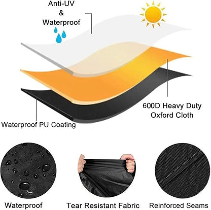 Tabletop Grill Cover for Pit Boss 10697, Waterproof Wood Pellet Smoker Cover for Pitboss 10697 Table Top Wood Grill, Outdoor Grill Accessories for Pit Boss Portable 150 Pellet Grill 24 inch