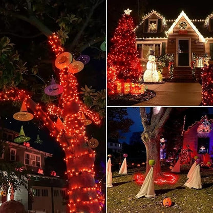 Connectable 240LED 88Ft 13Modes Valentine String Lights Indoor Outdoor | Extendable Green Wire Red Valentine Lights with Timer, Twinkle Fairy Light Plug in for Xmas Bedroom Wedding Party Decor(Red)