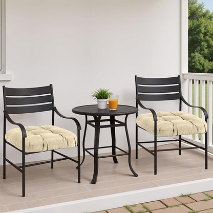 MTMR 2Pcs Outdoor Chair Cushions, Patio Furniture Seat Pads, Waterproof | 2Pcs , waterproof cover, u-shaped, no-fading, thick patio seat pads for outdoor wicker furniture in yard, 19x19x4