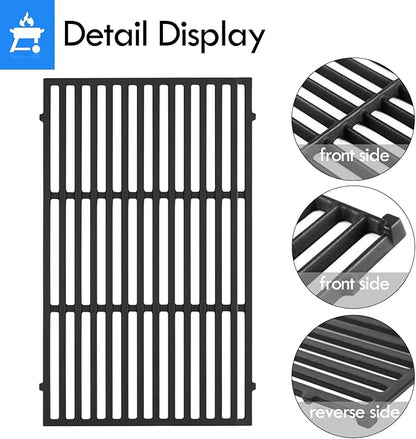 66095 Grill Grates Replacement Parts for Weber Genesis II 300 Grill Grates ii E-310 ii E-315 ii E-330 ii E-335 ii S-310 ii LX E-340 Cast Iron Grate Genesis 2 Cooking Grates GS4 Gas Grill Parts
