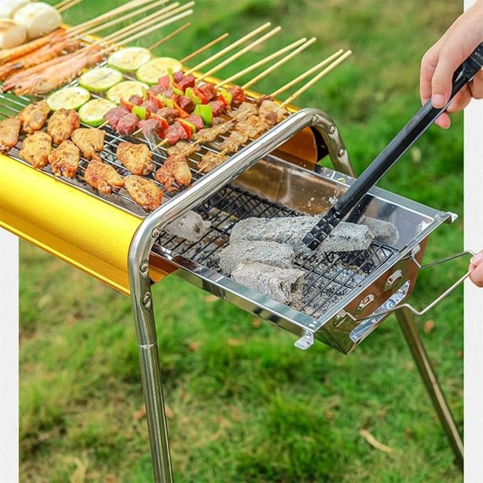 Thickened Stainless Steel Barbecue Rack Household Stove Charcoal Grill Outdoor