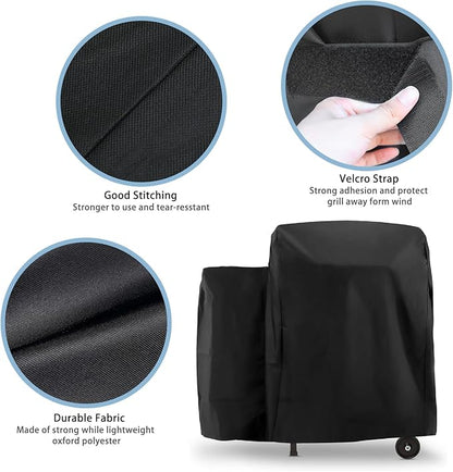 Grill Cover for Traeger Tailgater 20 Series Grills, Waterproof Grill Cover Accessories for Traeger 20, Junior, Tailgater and Recteq 340 Grills