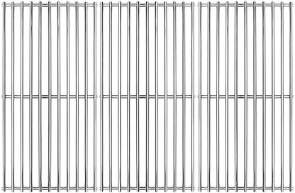 Hongso 16 7/8" SUS304 Stainless Steel Grill Grates Replacement for Charbroil 4 Burner 463436214 463436215 463433016 463432215 463439915 463436213 463440109 463420507 463441312 Thermos 461442114 Models
