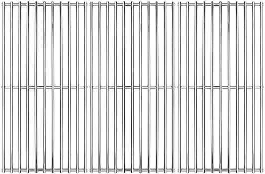 Hongso 16 7/8" SUS304 Stainless Steel Grill Grates Replacement for Charbroil 4 Burner 463436214 463436215 463433016 463432215 463439915 463436213 463440109 463420507 463441312 Thermos 461442114 Models
