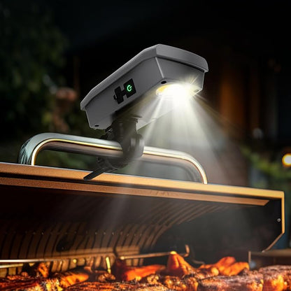 AuntyFey Grill Lights for Outdoor Grill Designed for Blackstone Weber Griddle, BBQ Grill Light for Blackstone Griddle Accessories, LED Grill Lights for Outdoor, Gifts for Men Dad, Grey