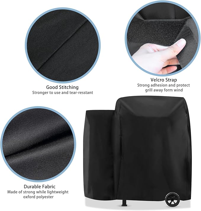 Grill Cover for Pit Boss Lexington 500 & 540 Series, 700FB, 440FB, Z Grill 550B, Waterproof Wood Pellet Grill Cover, 600D Heavy Duty Outdoor Grill Cover