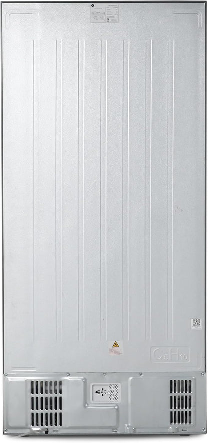 Commercial Cool 18.9 Cu. Ft. French Door Refrigerator, 33 Inch Wide Refrigerator with 2 Bottom Mount Freezer Drawers, Frost Free, LED Lighting, Digital Temperature Control, CCRF1890KS, Stainless Look | 33 Inch Wide Refrigerator with 2 Bottom Mount Free...