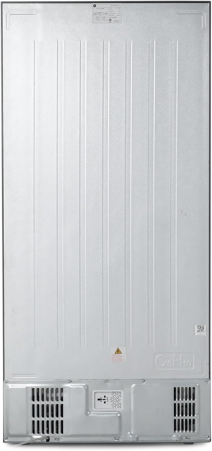 Commercial Cool 18.9 Cu. Ft. French Door Refrigerator, 33 Inch Wide Refrigerator with 2 Bottom Mount Freezer Drawers, Frost Free, LED Lighting, Digital Temperature Control, CCRF1890KW, White | 33 Inch Wide Refrigerator with 2 Bottom Mount Freezer Drawe...