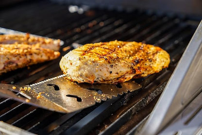 Monument Grills Larger 4-Burner Propane Gas Grills Stainless Steel with Smoke Box(2 items)