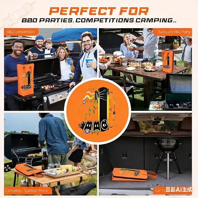 NiceGo BBQ Meat Blanket, Insulated Brisket Resting Bag for Turkey, Pork Shoulder & Beef, 15x21x7 Inch, 5-Layer Insulation, Washable Oxford Cloth (Upgraded)