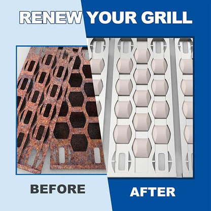 SafBbcue 720-0057 CG3CKW Heat Tray Replacement for Nexgrill 720-0057-3B Turbo Capt'n Cook CG4CKW CG3TDN CK4CKWN Grills Heat Plate with Ceramic Briquettes