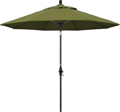 California Umbrella 9' Round Aluminum Pole Fiberglass Rib Market Umbrella