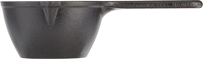 Lodge 15.2 Ounce Cast Iron Melting Pot + Silicone Basting Brush - Unparalleled Heat Retention - Heat Resistant Basting Brush up to 450° - Black and Yellow,(Pack of 3)