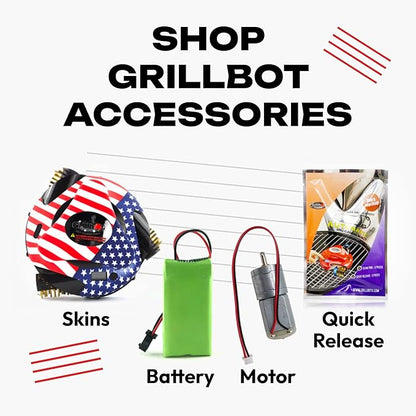 Grillbot Carry Case Automatic Grill Cleaning Robot – Weatherproof, Portable Protective Case with Handle & Locking Tabs