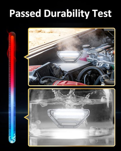 Front Grill Raptor Lights for Ford F150 2024 2025 2026 (White, Tremor) | 5th Gen F150 Grille Marker Lights, Waterproof F150 LED Lights Accessories, Snap-in Installation, OEM Style, Off-road Driving