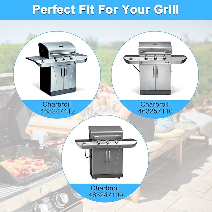 Repair Kit for Charbroil 463247412 463257110 463247109 463261709 463270912 463270913 463261006 Grill Replacement Parts