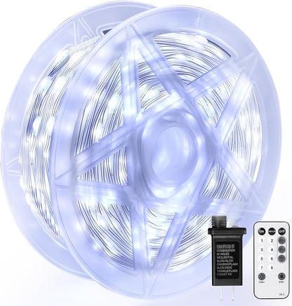 OGORI 200FT 800LED Fairy Lights Outdoor, Cool White Fairy String Lights 8 Modes Remote & Timer, IP67 Waterproof Fairy Tree Lights for Bedroom, Wedding, DIY, Centerpiece, Christmas Decorations