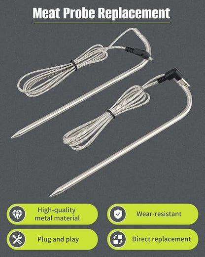 Meat Probe Fit for Bronco 28" XL Griddle Vertical Pellet Smoker Combo, for Blackstone 22" XL Griddle Pellet Grill Combo, Model 2022 2258 2415 for 900 Pellet Grill