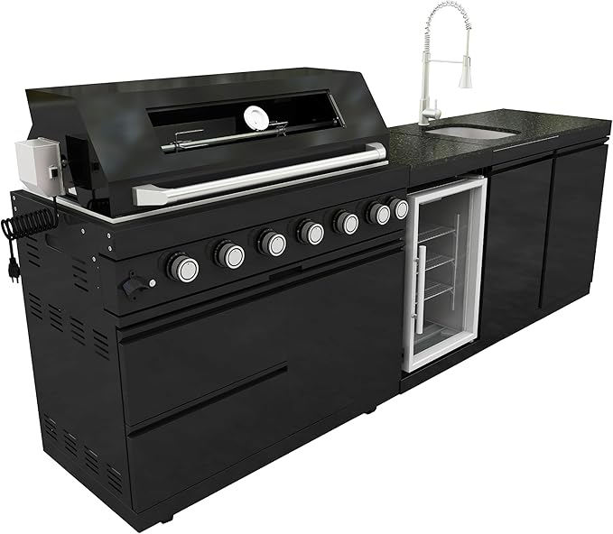 Outdoor Grills & Smokers Portable Camping Charcoal Grill Cooking Barbecue, Large Barrel Style Charcoal Grills BBQ Smoker Combo with Offset Smoker, Grill for Backyard Patio,A-1