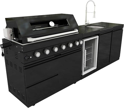 Outdoor Grills & Smokers Portable Camping Charcoal Grill Cooking Barbecue, Large Barrel Style Charcoal Grills BBQ Smoker Combo with Offset Smoker, Grill for Backyard Patio,A-1